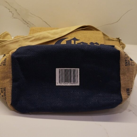 TOTE Corona Beer Canvas Bag Cross over Shoulder Strap Organic  Messenger Unisex - Picture 4 of 8